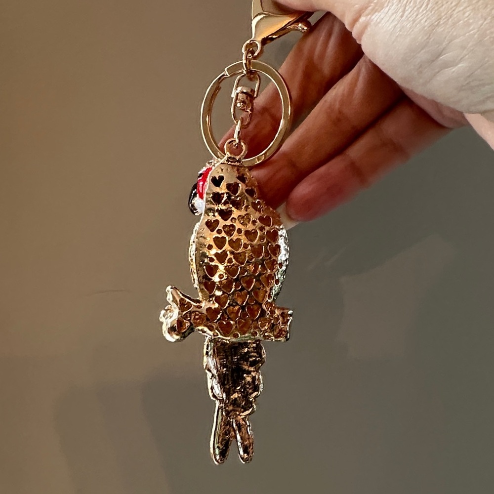 Colorful Parrot Keychain - Picture 2 of 5
